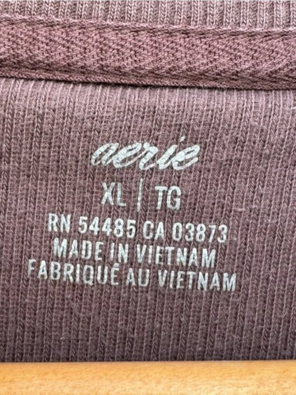 Aerie Good Vibes Corded Oversized Quarter Zip Sweatshirt XL Purple - Picture 8 of 11